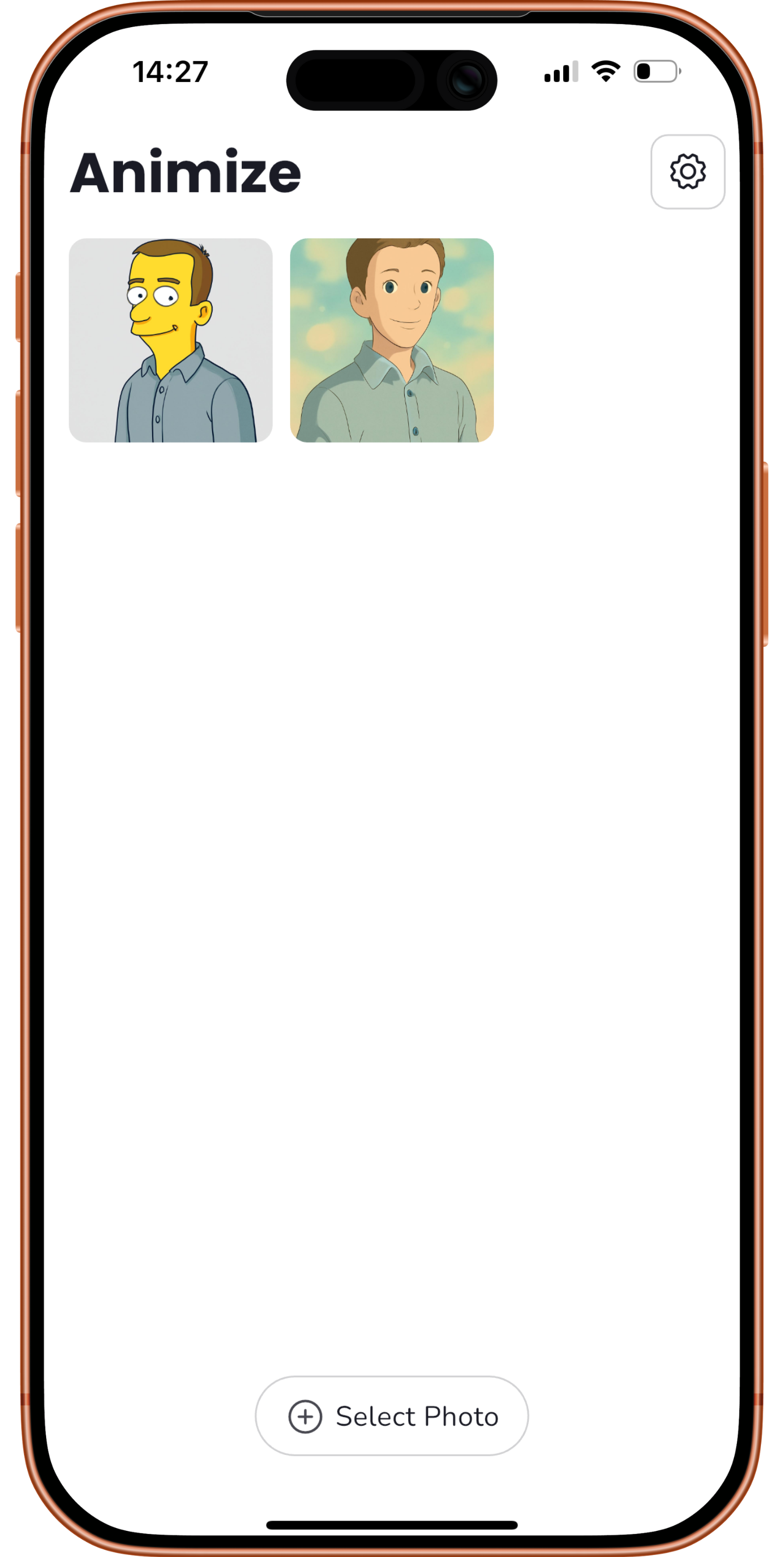 AI Cartoon Yourself - Finwise financial management feature